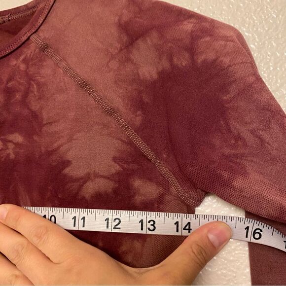 Zella Athletic Performance Long Sleeve red Camo long sleeve top base layer 8-10 - Picture 7 of 8